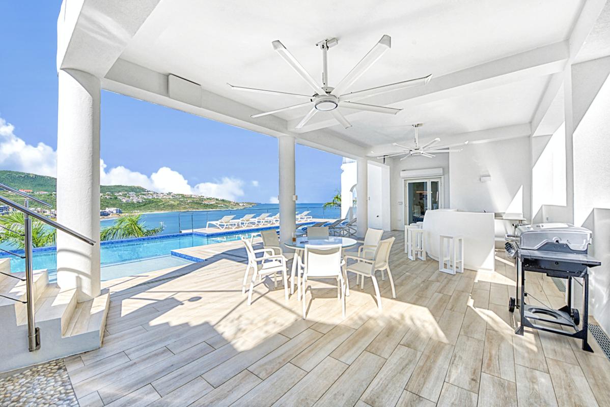 Amalia 26_Location villa piscine vue mer Saint Martin